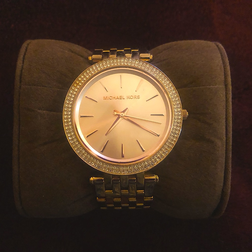 Michael Kors Gold ladies watch gentle used